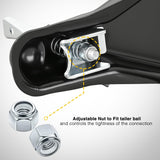 Class III A-Frame Trailer Coupler with Security Latch&Chain fits 2-Inch Hitch Ball for Pickup Trucks, RV, Boat, Camper, 5000LBS Capacity, Black Powder Coated
