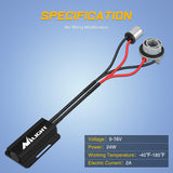 1156 LED CANbus Decoder, Anti-Flickering Harness Load Resistor Kit Turn Signal Error Warning Canceller, Pack of 2