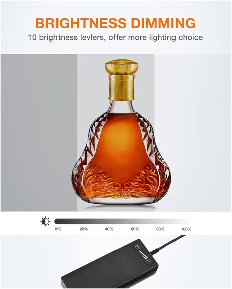 Light Boxes Photo Light Box, 24x24x24 inch Portable Lighting Tent Kit Brightness Adjustable Studio Photography Booth with 126 Large LED Lights CRI95+ with 4 Background for Large Items Shooting