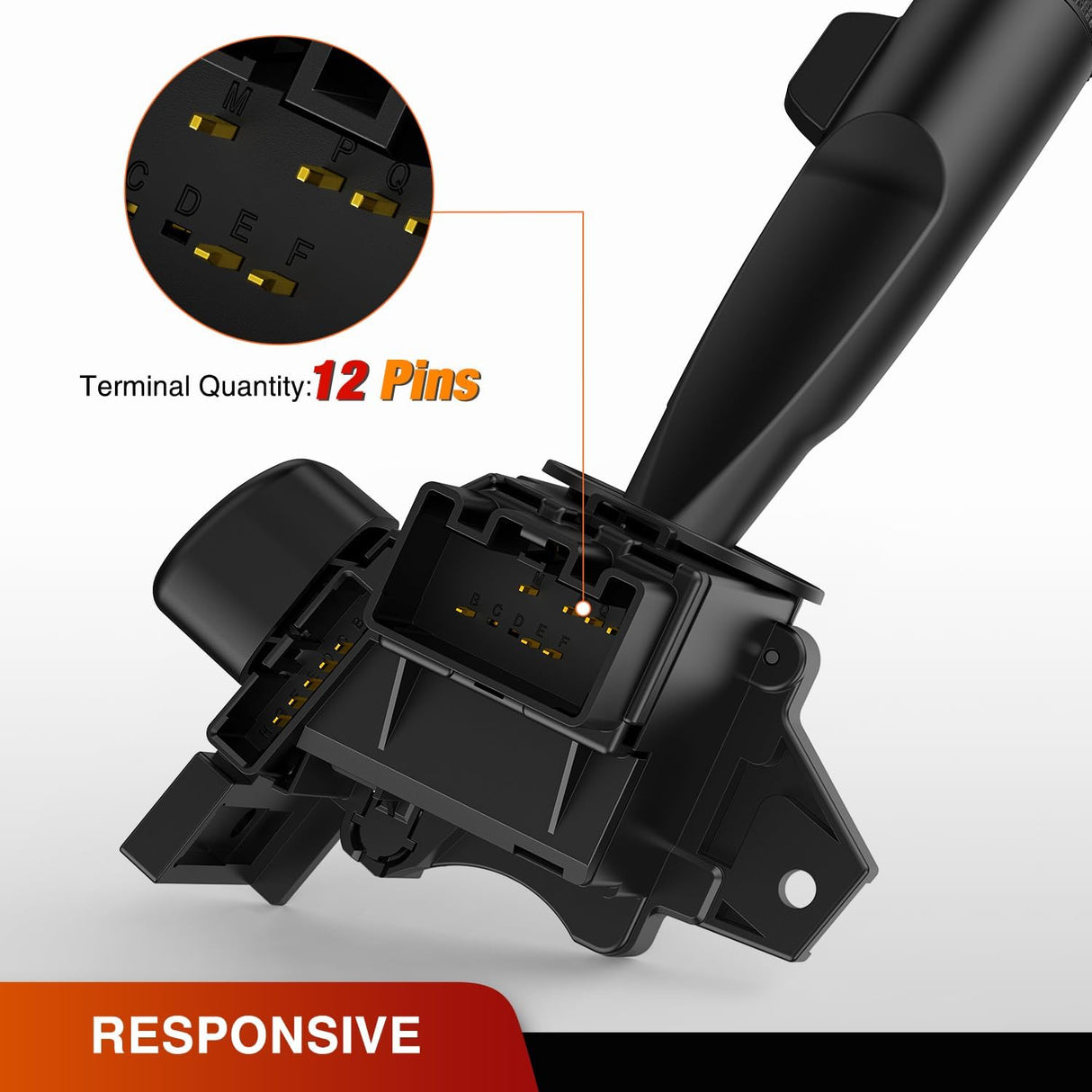 Turn Signal Switch Compatible with 2014 2015 2016 2017 2018 2019 Chevy Silverado 1500 2015-2019 Silverado 2500 3500 2014-2019 GMC Sierra 1500 2500 3500 Windshield Wiper Combination Switches