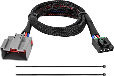 Wiring Harness Kit Brake Controller Wiring Harness Adapter for 2009-2021 Ford F-150, 2017-2023 F-250 F-350 F-450 F-550, 2012-2019 Flex, 2012-2019 Lincoln MKT, 2015-2023 Navigator
