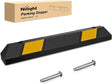 36 Inch Parking Curb - Heavy Duty Rubber Garage Driveway Wheel Parking Stopper Blocks for Cars, SUVs, and Trucks