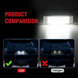 License Plate Lights Compatible with 1996 1997 1998 1999 2000 2001 2002 2003 2004 2005 2006 2007 2008 2009 2010 2011 2012 2013 2014-2022 Toyota 4Runner 6500K White Clear Lens 2PCS Pack
