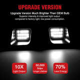 License Plate Lights Compatible with 2003 2004 2005 2006 2007 2008 2009 2010 2011 2012 2013 2014 2015 2016 2017 2018 Dodge Ram with Clear Lens Black housing 6000K White 2PCS Pack