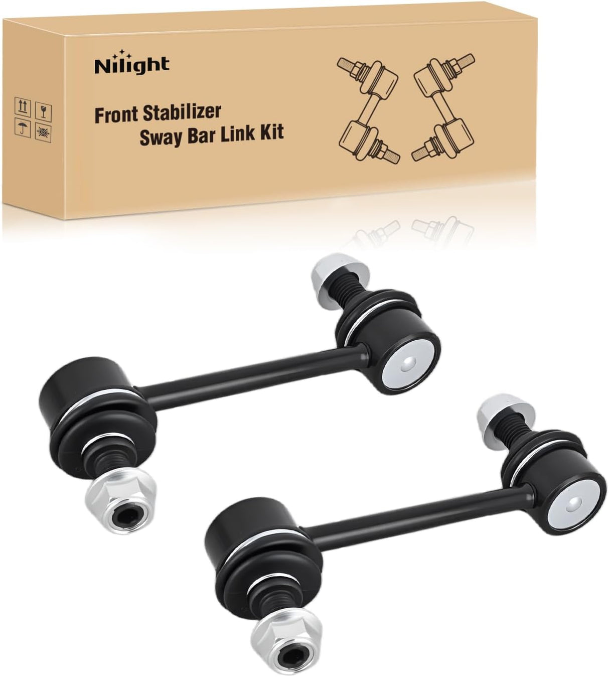 K750049 Front Sway Bar Links for Subaru Forester 2003-2013 | for 2003 2004 2005 2006 2007 2008 2009 2010 2011 2012 2013 Forester 2008-2015 Impreza Driver and Passenger Side Link Kit