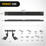 Running Boards for 2009-2018 Dodge Ram 1500 Crew Cab 2010-2024 Ram 2500 3500 4 Full Size Doors 6 Inch Side Step Nerf Bars Black