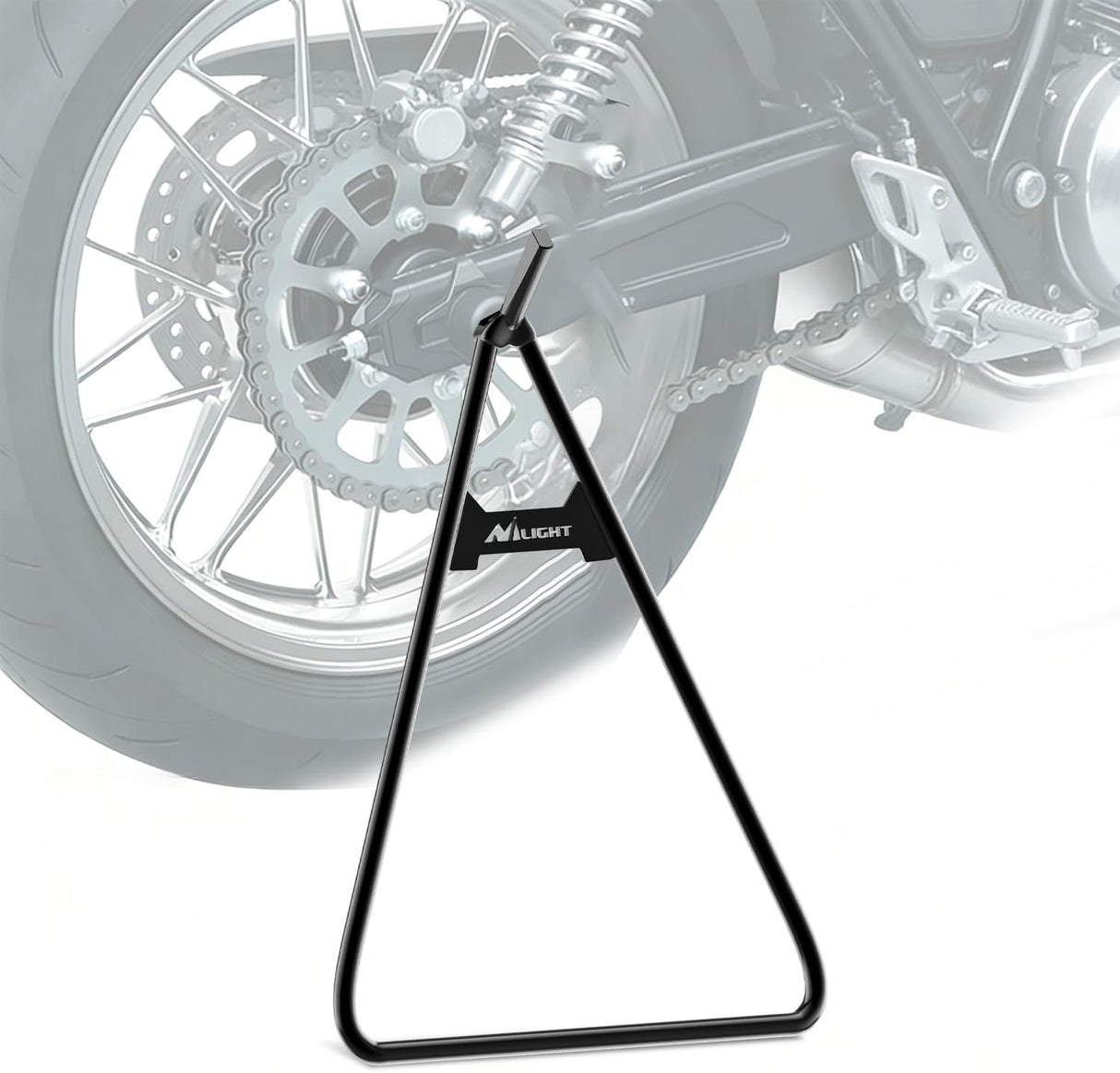 Dirt Bike Kickstand Holder, Universal Motorcycle Triangle Side Stand for 80-500cc Supermoto Motocross Enduro Pit Bike Black