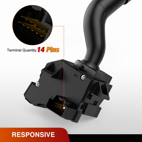 Turn Signal Switch Compatible with 2009 2010 Ford F150 Wiper Washer Headlight Dimmer Multifunction Combination Lever Switches