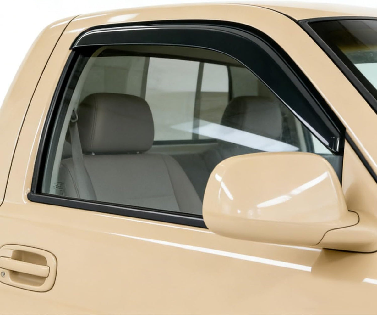 Window Visors for 1999-2007 Chevy Silverado/GMC Sierra 1500 | For 1999-2006 Silverado/Sierra 2500, 2001-2007 Silverado/Sierra 3500 Standard Cab, Outside Mount Rain Guards, 2PCS