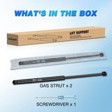 Rear Window Glass Struts 6678 for Jeep Wrangler 2011-2015, Rear Shocks Gas Struts 20 Inch, 2PCS Set Rod