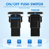 Horn Push Button Switch 12V (ON) Off Momentary Switches with Connector Wire Kit 1.28 Inch x 0.87 Inch Replacement for Toyota Sequoia Highlander Tacoma Tundra 4Runner RAVR Yaris