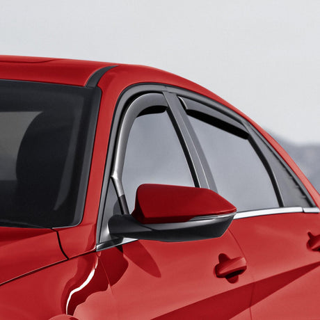 in Channel Window Visors for Honda Accord 2018 2019 2020 2021 2022, Wind Deflectors for Sun Rain & Ventilation, Smoke Tinted, 4PCS