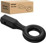 Heavy Duty Forged Receiver Mount Tow Eye 12,000 lb Towing Capacity | Fits 2 Inch Receivers Black Powdercoat Trailers and Towing Accessories