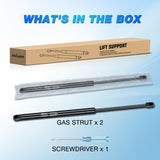 Hood Gas Struts Lift Supports 4339 for 2000-2005 Ford Excursion 1999-2005 Ford F-250 F-350 F-450 F-550 Super Duty Spring Shocks 18 Inch, 2PCS Set Rod