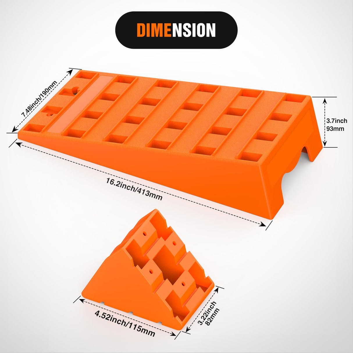 RV Leveling Ramps with Blocks, Heavy Duty Travel Trailer Levelers