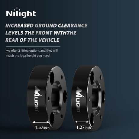 2.5 inch Front Leveling Kit Lift Strut Spacers for 2006-2023 Dodge Ram 1500 4WD 2018 2019 2020 2021 2022 2023 Front Raise Suspension Strut Spacers