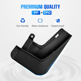 Mud Flaps for Tesla Model X 2022 2023 2024 2025, No Drilling Precision Fit Exterior Accessories Heavy-Duty Splash Guards Protection, Front & Rear Set