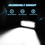 7Inch 36W Spot LED Light Bar Led Off Road Driving Lights Fog Lamps and 1PC 16AWG Wiring Harness Kit- 2 Leads