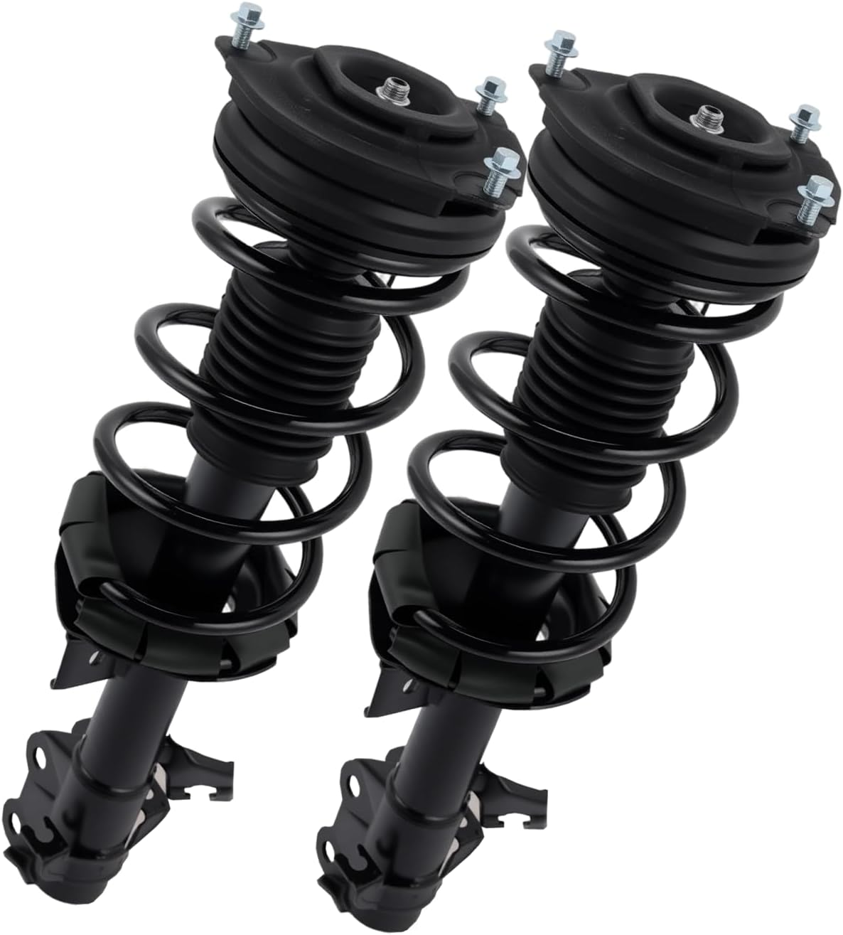 Front Struts Shocks Complete Assembly Kit Compatible with Nissan Versa 2007-2011 ALL Models, Versa 1.8L 2012 Front Shock Absorber Strut Coil Spring Assembly Pair Replace OE#172351 172352, 2PCS