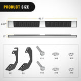 Running Boards for 2005-2023 Toyota Tacoma Double Cab 4 Full Size Doors 6 Inch Stainless Steel Bolt-on Side Step Nerf Bars