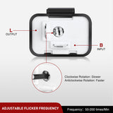 4PCS Flasher Relay Adjustable 2 Pin Electronic Blinker Relay 12V Fixes Motorcycle Turn Signal and Hazard Warn Hyper Blink Flash or No Flash for LED and Halogen Bulbs