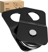 4 Ton Winch Snatch Block Towing Pulley Blocks 8000 LBS Capacity, Heavy Duty Offroad Recovery Accessory for Synthetic Rope & Steel Cable Universal ATV UTV