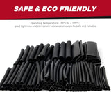 130 Pcs 3:1 Dual Wall Adhesive Heat Shrink Tubing Kit, 6 Sizes(Dia): 1/2 Inch, 3/8 Inch, 1/4 Inch, 3/16 Inch, 1/8 Inch, 3/32 Inch,Electrical Wire Cable Wrap Tube Assortment