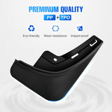 Mud Flaps for Tesla Model 3 Highland 2024 2025, No Drilling Precision Fit Exterior Accessories Heavy-Duty Splash Guards Protection, Front & Rear Set