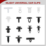 Nilight 501PCS Universal Car Clips Mixed Auto Bumper Fender Trim Door Shield Engine Retainer Rivet Push for GM Ford Chrysler Toyota Lexus Honda Acura Dodge Jeep Fastener Remover