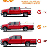 Soft Roll-Up Tonneau Cover Compatible with Ford F250 F350 Super Duty 2017 2018 2019 2020 2021 2022 2023 2024 2025–6.75ft Truck Bed Cover