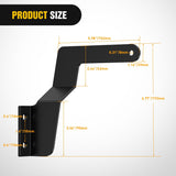 Hidden Bumper Mounting Bracket for 2007-2013 Toyota Tundra | Designed for 25 Inch Single Row Straight LED Light Bar,Heavy-Duty Steel,Front Lower Hidden Bumper Brackets