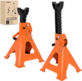 3 Ton Jack Stands, Double Locking Heavy Duty Steel 6,600 lbs Capacity, Adjustable 11.22 Inch-16.53 Inch Height for SUV Sedan Pickup Light Truck, 2 Pack