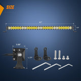 Slim LED Light Bar 40 Inch 104LED Single Row Spot Flood Combo Fog Lights Driving Light Work Lights Roof Bumper Lamp Offroad Lighting for 4x4 Trucks SUV ATV UTV