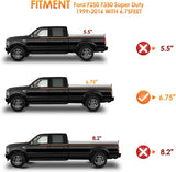 Soft Roll-Up Tonneau Cover Compatible with Ford F250 F350 Super Duty 1999-2016–6.75ft Truck Bed Cover