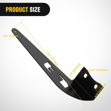 52 inch LED Light Bar Bracket Mounting Upper Windshield Roof Cab Brackets Compatible with Toyota FJ Cruiser with Roof Rack 2007 2008 2009 2010 2011 2012 2013 2014
