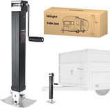 Trailer Jack 8000 LBS Weld On Heavy Duty Trailer Jacks Alloy Steel Square Direct Utility Trailers Tongue Jack 14 Inch Lift Adjustable Drop Leg RV Jack for Boat RV Camper Horse Yacht Trailers