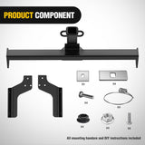 2 Inch Receiver Tow Hitch for 2018-2024 Subaru Crosstrek All | Class 3 Trailer Hitch for 2018 2019 2020 2021 2022 2023 2024 Subaru Crosstrek All Black Powder Coated