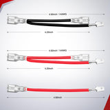 2 PCS 5 Pin Rocker Switch Jumper Wires Set for 5Pin Toggle On/Off Rocker Switch Wiring fot Automotive Polaris Ranger RZR ATV Console Switch Install 1 Set Switch Not Included