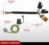 4 Pin Trailer Wiring Harness Kit 56225 Custom for 2005-2025 Nissan Frontier 2005 2006 2007 2008 2009 2010 2012 2013 2014 2015 Xterra 2005-2012 Pathfinder 2009-2012 Suzuki Equator