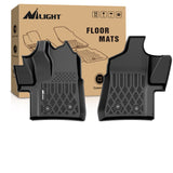 Floor Mat TPE Floor Mats for Ford Transit 150 250 350 350HD Vinyl Floor 2022 2023 2024 2025 2026 (Not for Connect) All Weather Custom Fit Heavy Duty Floor Liners