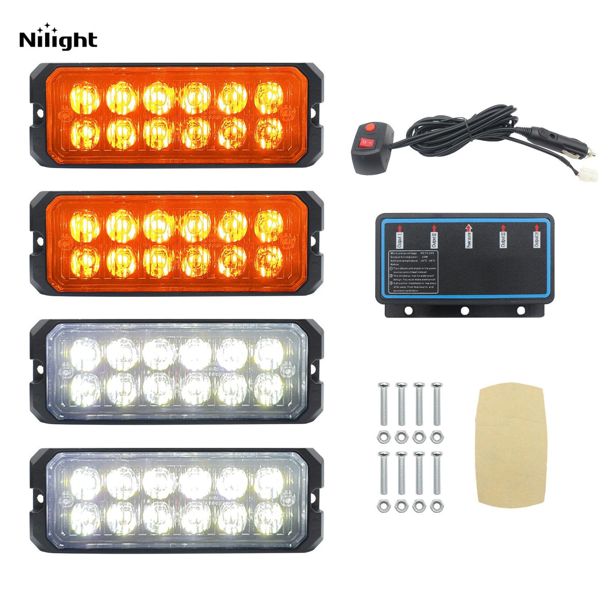 Light panels for vehicles, namely, police vehicles, land vehicles, emergency vehicles, boats