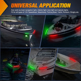 13 Inch 66Leds Red Green Light Strip 2PCS