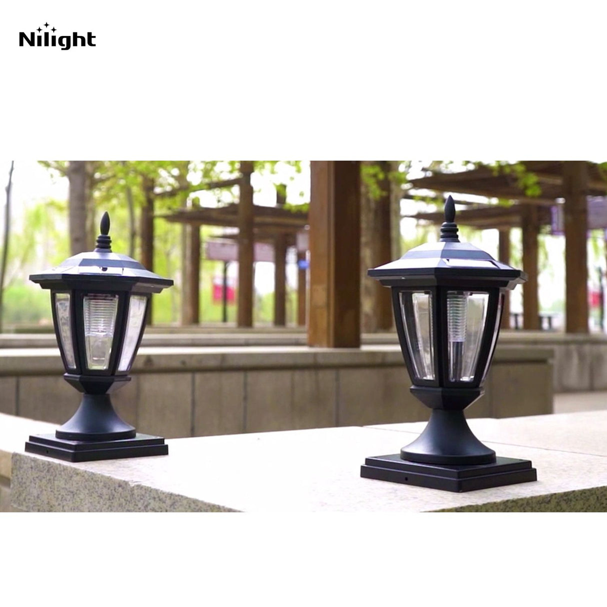 Light post luminaires
