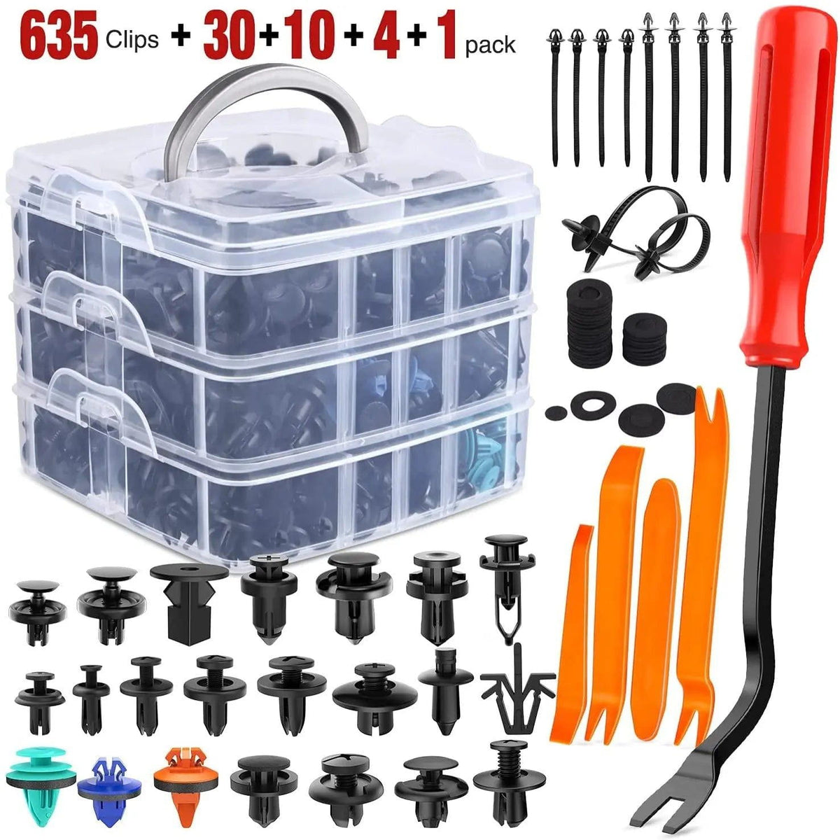 680 Pcs Bumper Retainer Clips Car Push Retainer Kit – Nilight
