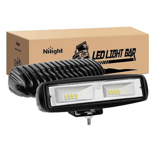 LED Light Bar 6" 48W 4800LM Flood Led Work Lights (Pair)