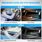 Nilight AC Heater Blower Motor Fan Assembly Fit for Toyota Corolla 2009-2018(Only for AUTO A/C), Prius 2010-2015, Prius V 2012-2017 (for 3 Prong Connect Only) Replace#87103-02210 700249