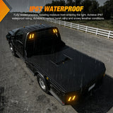 6 Inch Oval Amber 24Leds Trailer Tail Lights (Pair)