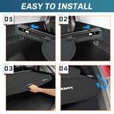 2021-2025 Jeep Grand Cherokee L 3 Row Retractable Trunk Cargo Cover With Trunk Storage Net
