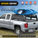 Nilight Truck Bed Cargo Rack Compatible with 2002-2024 Dodge Ram 1500 2014-2024 Chevy Silverado 1500 2009-2024 Ford F150 2007-2013 Toyota Tundra Overland Extender with 2Pcs LED Light Pods