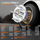 Nilight Front Wheel Hub and Bearing Assembly for Chevy Impala 2000 2002 2003 2004 2005 2006 2007-2011, Buick Lacrosse Allure 2005–2009, Cadillac DTS Eldorado, Buick Century, 5 Lug w/ABS, OEM 513121